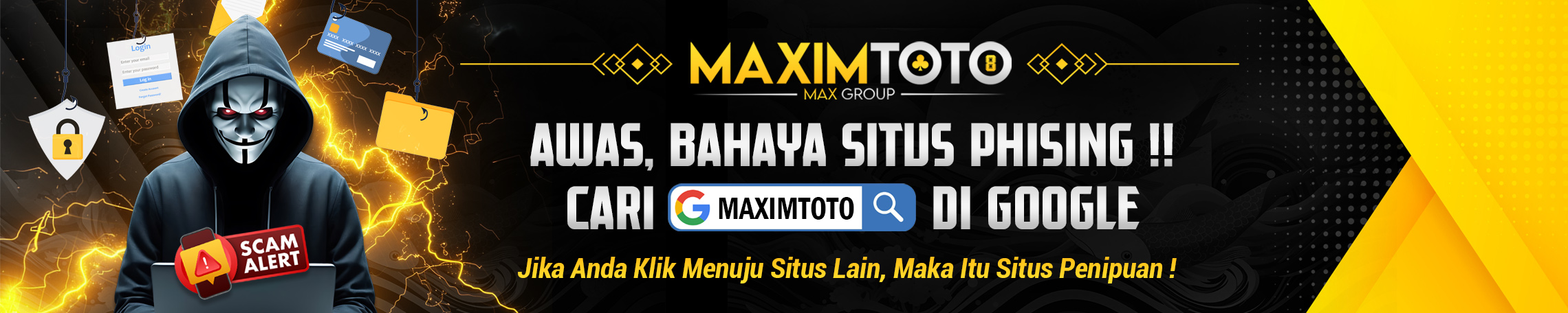 WASPADA PHISING KE SITUS MAXIMTOTO